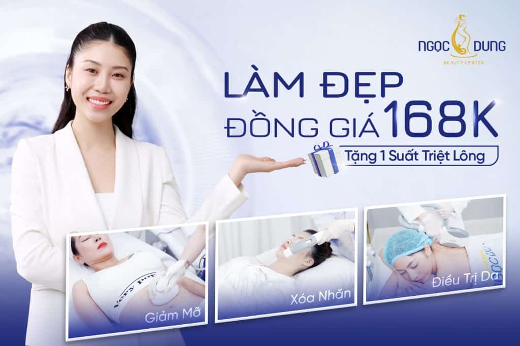 Ưu đãi đồng giá 168K tháng 5