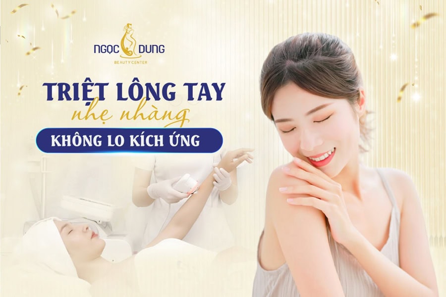 dịch vụ triệt lông tay